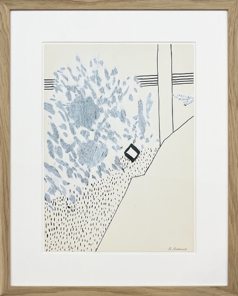 RAVEEL Roger - Vierkant in tuin